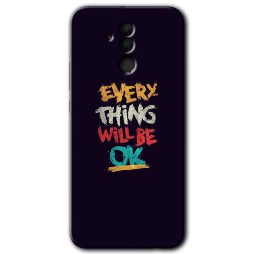 Huawei Mate 20 Lite HD Baskılı Kılıf + 9D Tam Ekran Koruyucu - Everything