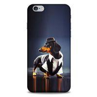 Apple Iphone 6 Plus Kılıf Köpek Kıyafetleri (1) Kılıfı Dakhund Gömlek