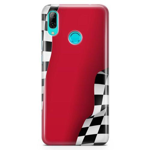 Huawei Y9 2019 Kılıf Formula 1 Arka Kapak Koruma Desenli Full Koruyucu