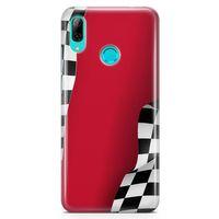 Huawei Y9 2019 Kılıf Formula 1 Arka Kapak Koruma Desenli Full Koruyucu