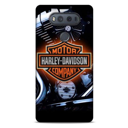 LG K61 Uyumlu Kılıf Motorsiklet (13) Silikon Kap Harley Davidson