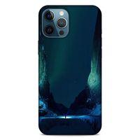 Lopard Apple iPhone 12 Pro Max Uyumlu Kılıf Gece'S (13) Silikon Kap Yeşil