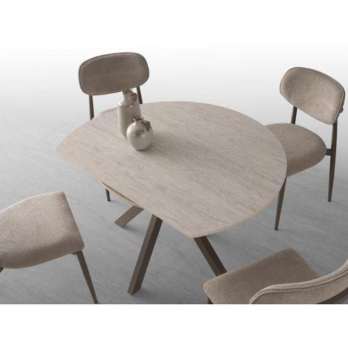 Nova T Yuvarlak Açılır Mutfak Masa Sandalye Takımı 70x120cm