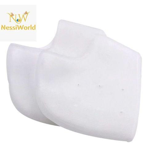 Silikon Topuk Çorabı Beyaz Renk