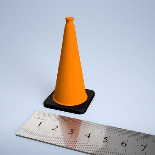 Minyatür Dikkat Bant Trafik Konisi - 5146218