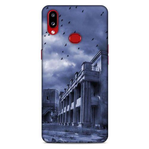 Samsung Galaxy A10s Kılıf Depresyon (39) Liquid Crystal Kılıf Şeker Pembe Bordo