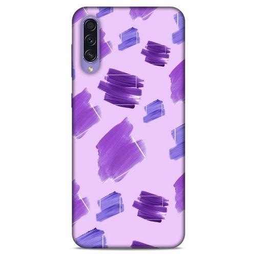 Samsung Galaxy A50s Uyumlu Kılıf Mor Delisi (25) Antişok Kapak Suluboya