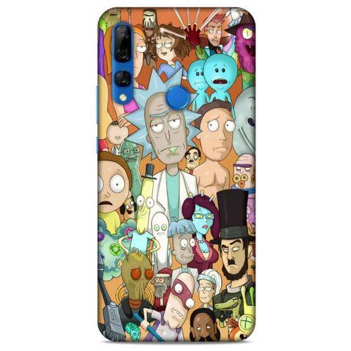 Huawei Y9 Prime 2019 Uyumlu Kılıf Rick And Morty (35) Fit Design Kılıf Cop Rick