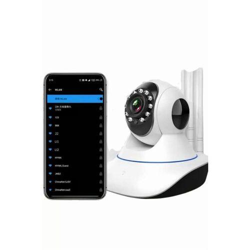 Akıllı Gece Görüşlü Sensörlü Wifi Kamera Telefondan Takip Edilebilir