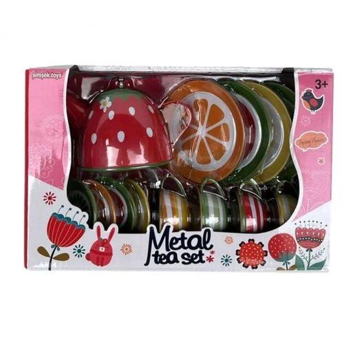 620-C10 METAL ÇAY SETİ MEYVELİ DESEN -ŞİM