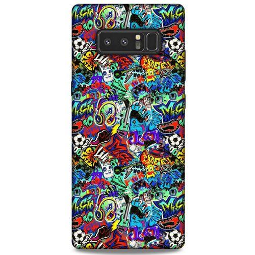 Graffitix (24) Desenli Silikon Kapak Samsung Galaxy Note 8 Kılıf