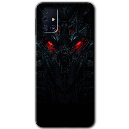 MRCİLETİSİM Samsung Galaxy M31s Kılıf Baskılı Kapak - Vinicius + 5D Tam Kaplayan Cam