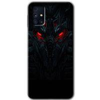 MRCİLETİSİM Samsung Galaxy M31s Kılıf Baskılı Kapak - Vinicius + 5D Tam Kaplayan Cam