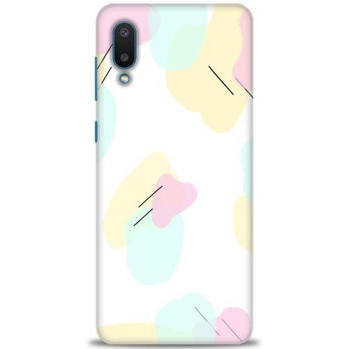 Samsung Galaxy A02 Kılıf HD Baskılı Kılıf - Renkler Çubuklar + Tam Ekran Koruyucu