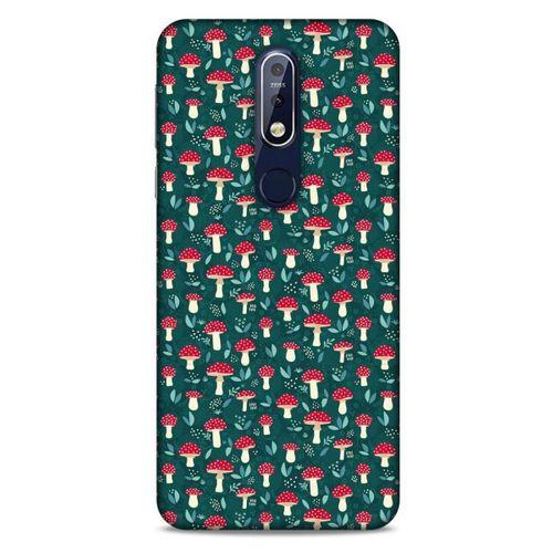 Frutix Mantar 02 Nokia 7.1 Kılıf Desenli Silikon
