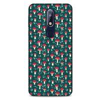 Frutix Mantar 02 Nokia 7.1 Kılıf Desenli Silikon