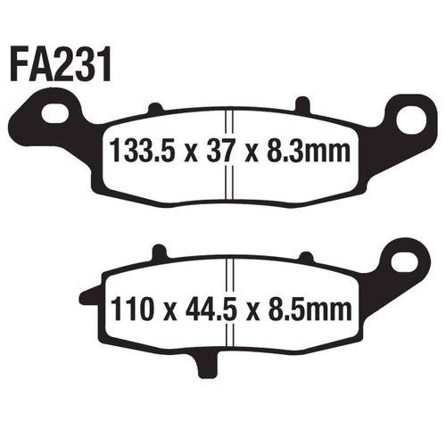 CF MOTO Cf Moto 650 Sd-T Sd-S Ön Fren Disk Balatası Sağ Fa231 Orj