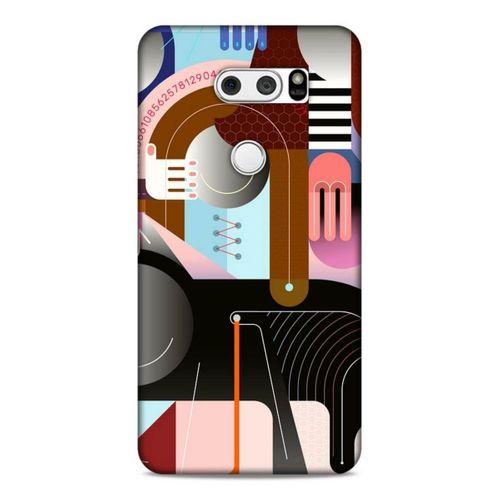 Lopard LG K40S Uyumlu Kılıf Soyut Sanat (18) Desenli Telefon Kılıfları