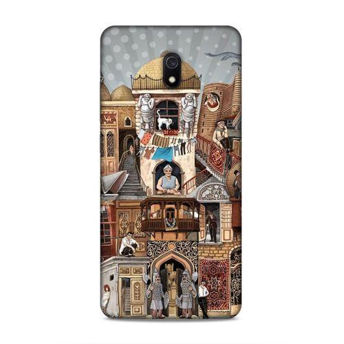 Xiaomi Redmi 8A Uyumlu Kılıf Azarbaijan (49) Ultra Silikon Kılıf Şehir Simgeleri