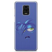 Xiaomi Redmi Note 9 Pro Kılıf Mutsuz Mavi Arka Kapak Koruma Desenli Full Koruyucu