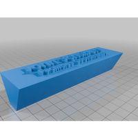 Kişiye Özel Modern İsimlik Modeli – 3D Baskı Masa Üstü veya Kapı Etiketi (Bu ürün Sadece Plastik parçadır - Almadan Önce Soru Sorabilirsiniz)