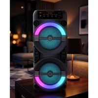 Rgb Işıklı Bluetooth Hoparlör Kablosuz Taşınabilir Stereo Speaker