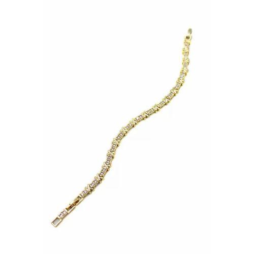 Taşlı Bileklik - Altın