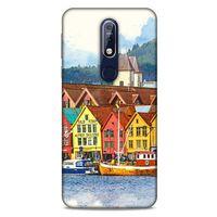 Cityx (21) Nokia 7.1 Kılıf Silikon Kapak Desenli