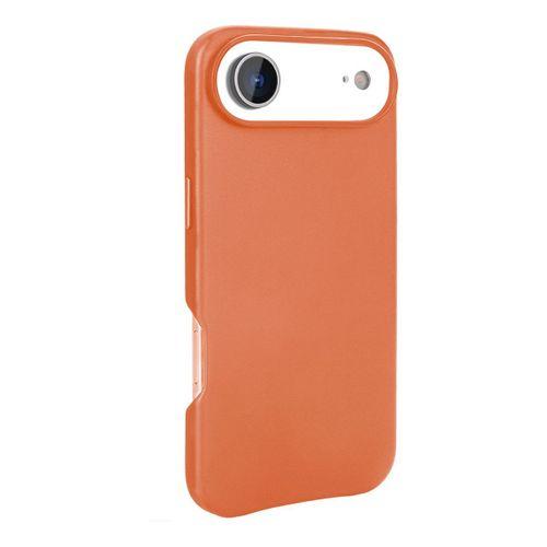 Apple iPhone 17 Air Kılıf M-safe Şarj Özellikli PU Deri Görünümlü Zore Kupra Kapak