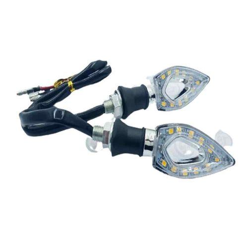 UNİVERSAL Sinyal Led Delikli Siyah (Sarı Işık) E Belgeli