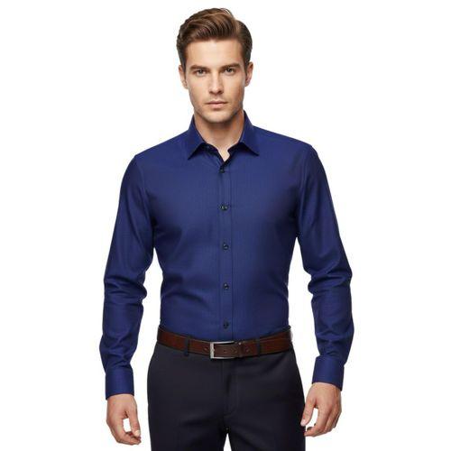 Erkek Slim Fitt Uzun Kol Petek Dokulu Gömlek 2423 BGL-ST04814