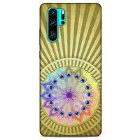 Huawei P30 Pro Kılıf Desenli Özel Seri Tüyler (27) Tasarımlı Kılıf