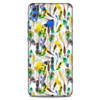 Huawei Honor 8x Kılıf Desenli Özel Seri Tüyler (5) Koruma Kabı
