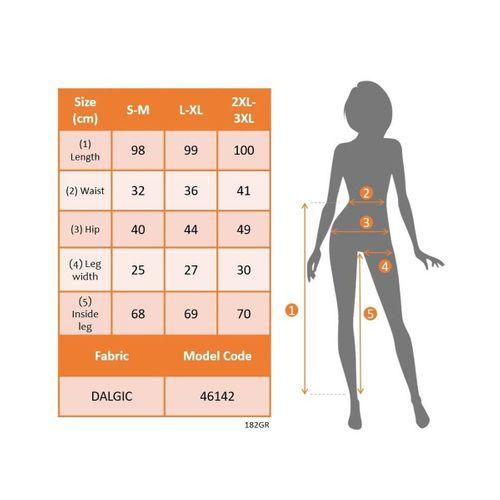 Kadın Yüksek Bel önden Düğmeli Dalgıç Tayt