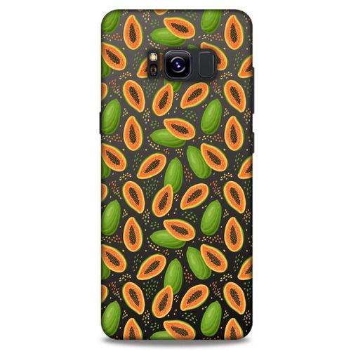 Frutix Papaya 01 Samsung Galaxy S8 Kılıf Desenli Silikon