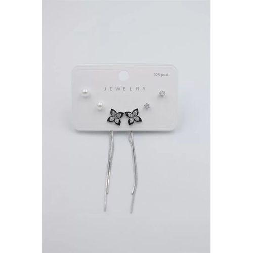 Çoklu Set Küpe - Gümüş