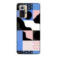 Xiaomi Redmi Note 10 Pro Uyumlu Kılıf Insomnia (44) Tough Armor Kılıf Mavi Siyah