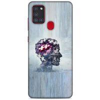 Samsung Galaxy A21s Kılıf Depresyon (42) Rugged Armor Kılıf Karışık Renkli