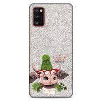 Lopard Samsung Galaxy A41 Uyumlu Kılıf Animax (36) Glitter Kılıf