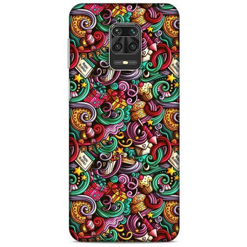 Graffitix (44) Desenli Silikon Kapak Xiaomi Redmi Note 9 Pro Kılıf