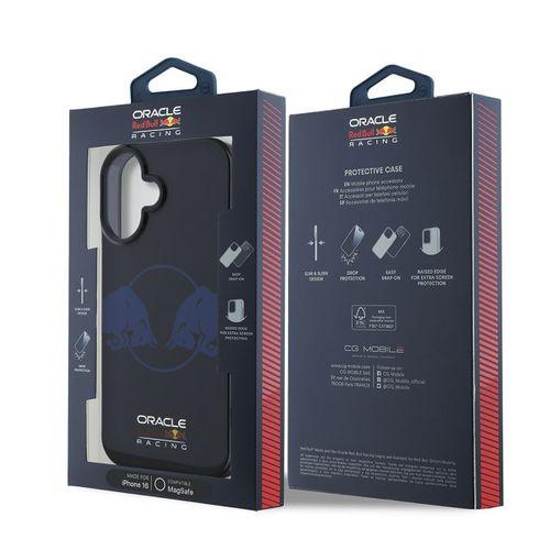 Apple iPhone 16 Kılıf Redbull Orjinal Lisanslı M-safe Şarj Özellikli IML Çift Boğa Baskılı Sert PC  Kapak