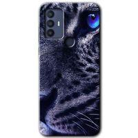 TCL 30 SE Kılıf HD Desen Baskılı Arka Kapak - Kaplan