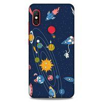 Xiaomi Redmi Note 6 Pro Uyumlu Kılıf Mavi Delisi (28) Arka Kapak Ufo