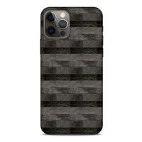 Apple iPhone 12 Pro Kılıf Patchwork (23) Ultra Koruma Kılıfı Siyah Gri