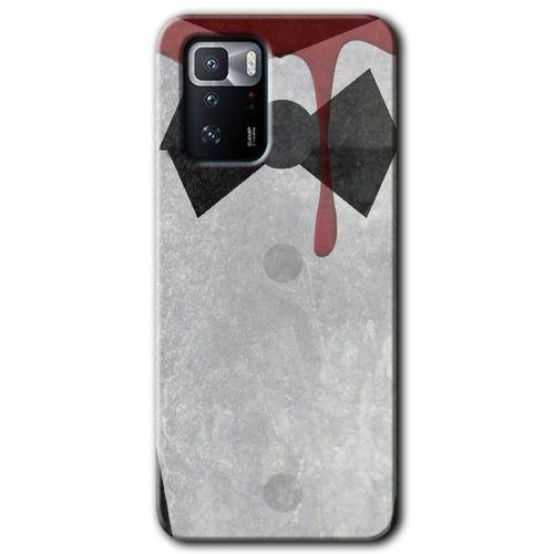 Poco x3 GT Kılıf HD Desen Baskılı Arka Kapak + Temperli Cam - Gentleman Blood