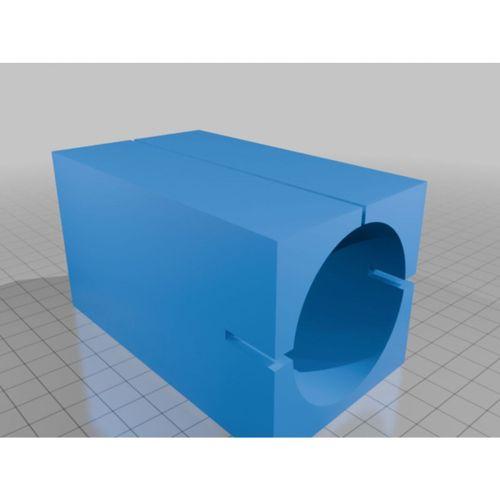 Şerit Testere İçin Egzoz Pie Cut Aparatı Arka Stoplu + Parametre Değiştirme Fusion Dosyası 3D Baskı (Bu ürün Sadece Plastik parçadır - Almadan Önce So