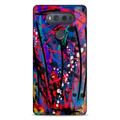 Lopard LG K61 Uyumlu Kılıf Soyut Sanat (46) Desenli Core Armor Kılıf