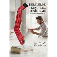 2 Boyutlu Çelik Uçlu Derz Kazıyıcı ve Fırça  - 22 cm Fayans Arası Temizlik ve Sökme Aparatı 716048