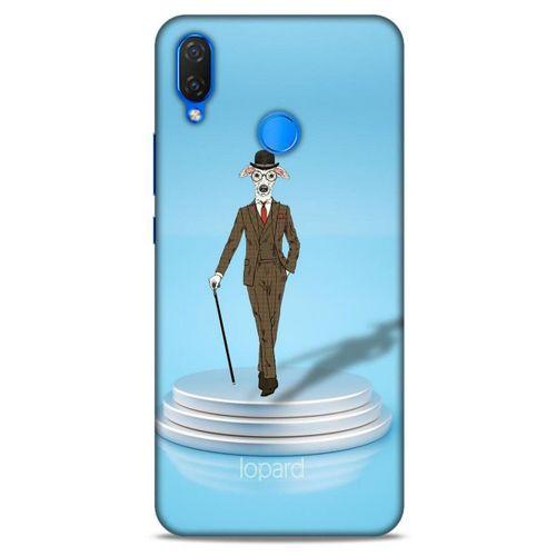 Huawei Psmart 2019 Kılıf FunnyMaX (45) Liquid Air Kılıf Açık Mavi Köpek