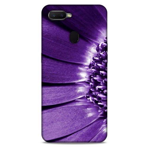 Oppo Ax7 Uyumlu Kılıf Mor Delisi (36) Glitter Kılıf Çiçek